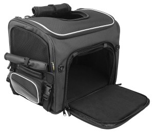 Photo of Rover Pet Carrier on white background - front panel open